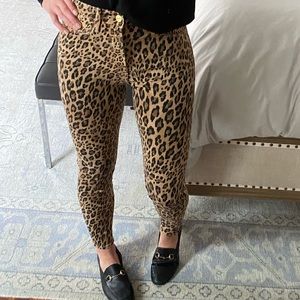 Frame Denim - Leopard Ali High Rise Cigarette - 25